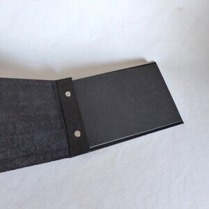 NEW 8.8” x 5.5” BLACK 30 PAGE BLANK SCRAPBOOK PHOTO ALBUM WITH SCREW BINDING